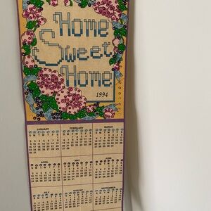 vintage 1994 calendar with beautiful designs